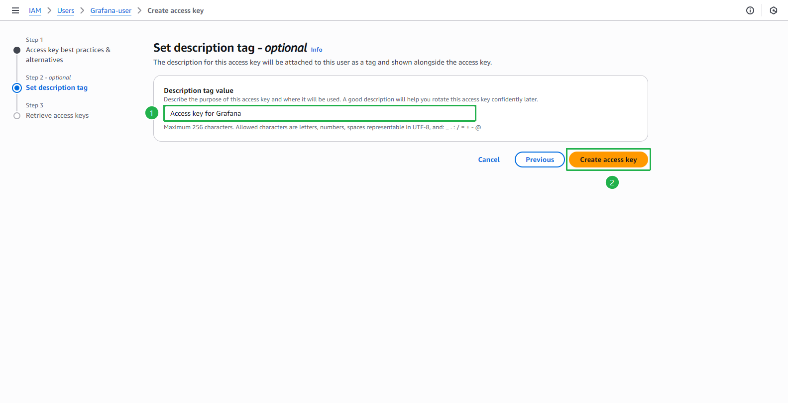 Create IAM User